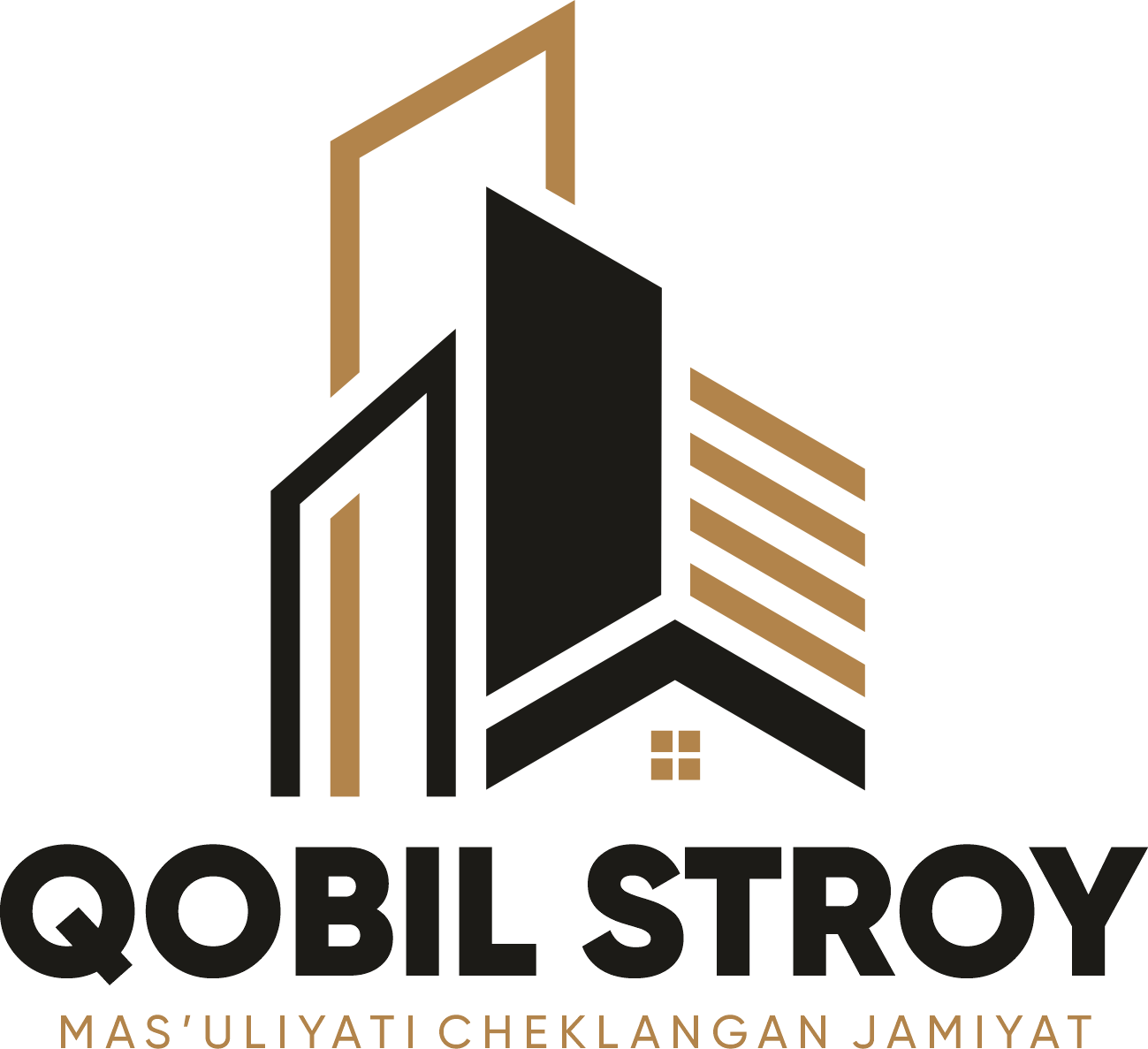 Qobil Stroy - Qurilish kompaniyasi logotipi